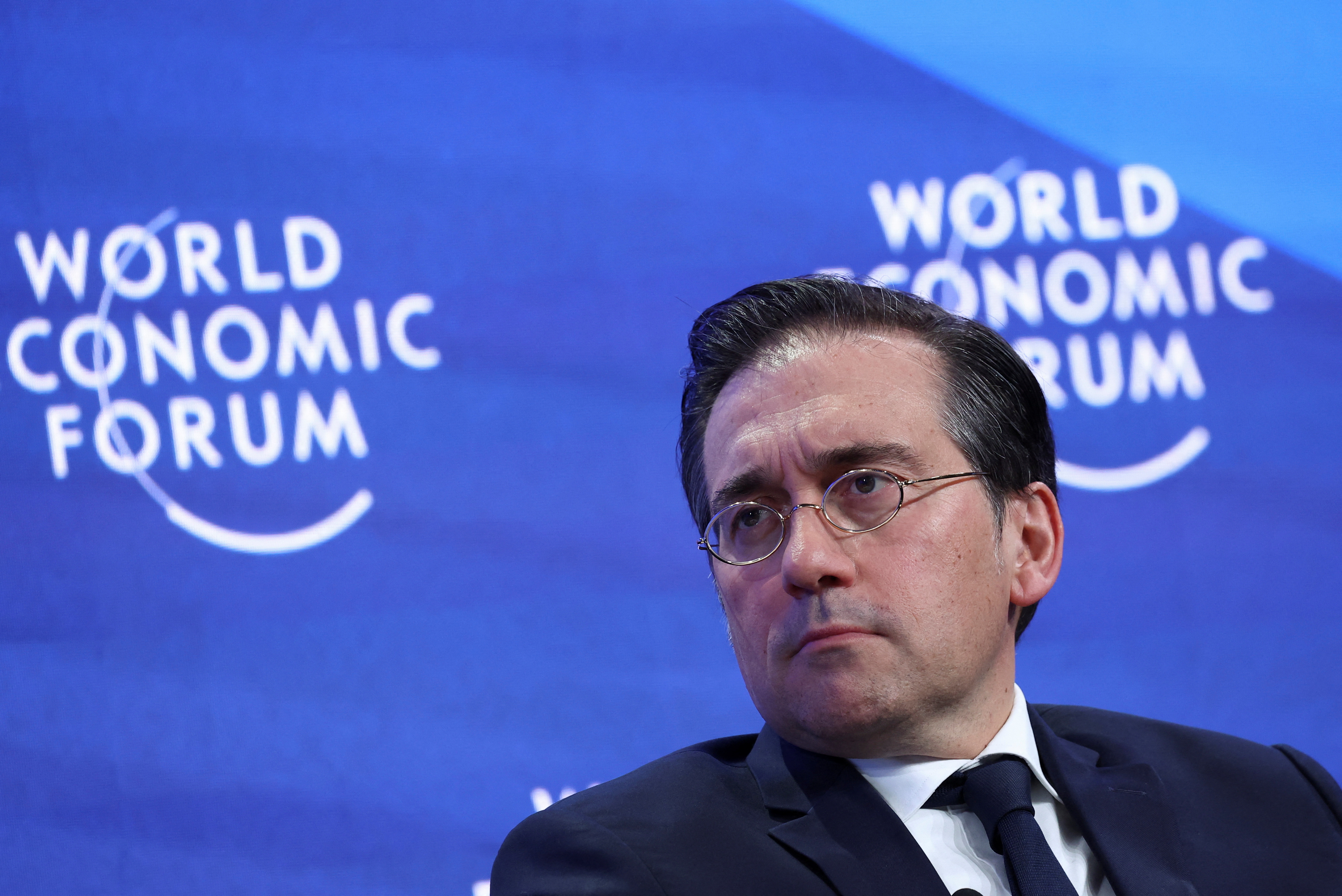 FILE PHOTO: 55th annual World Economic Forum (WEF) meeting in Davos