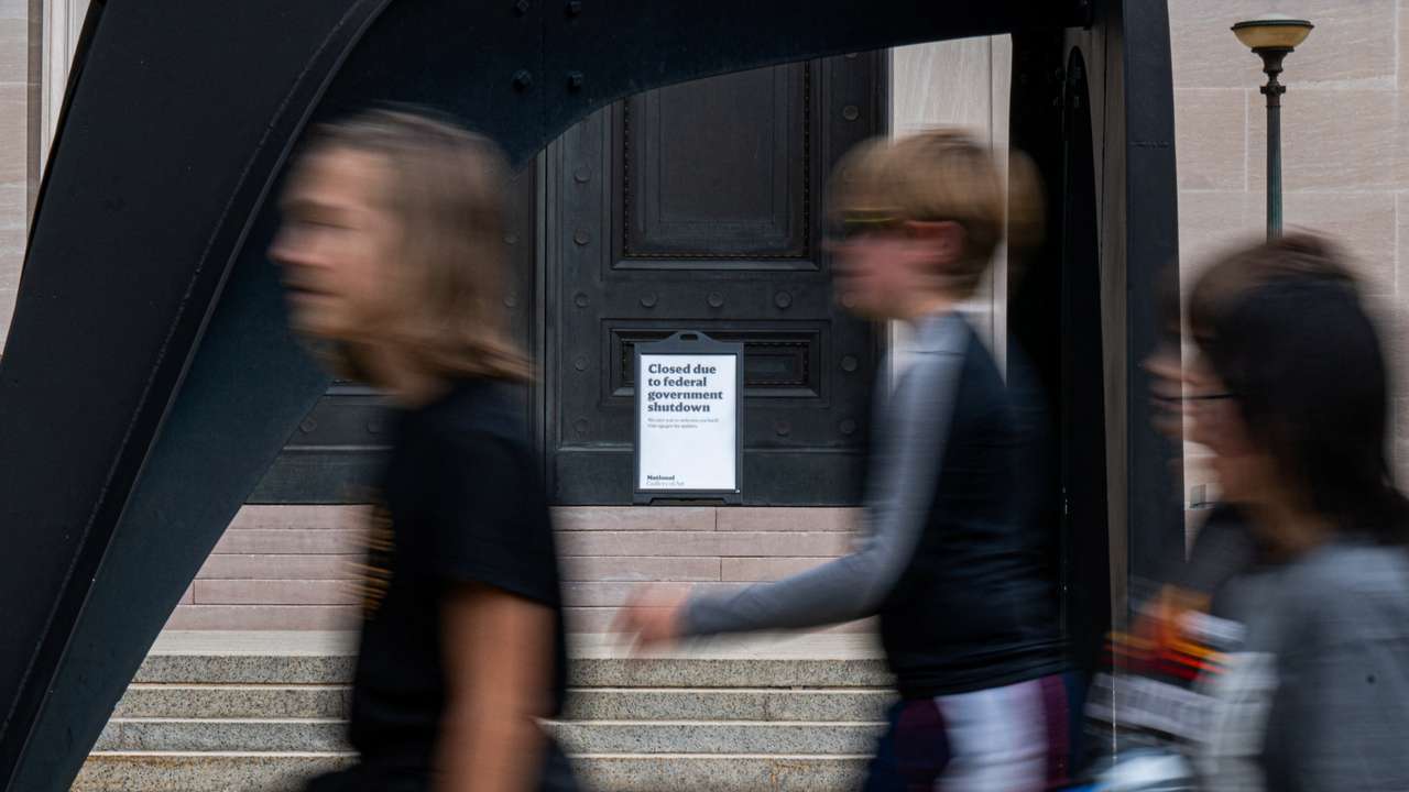 Government shutdown continues, in Washington, D.C.