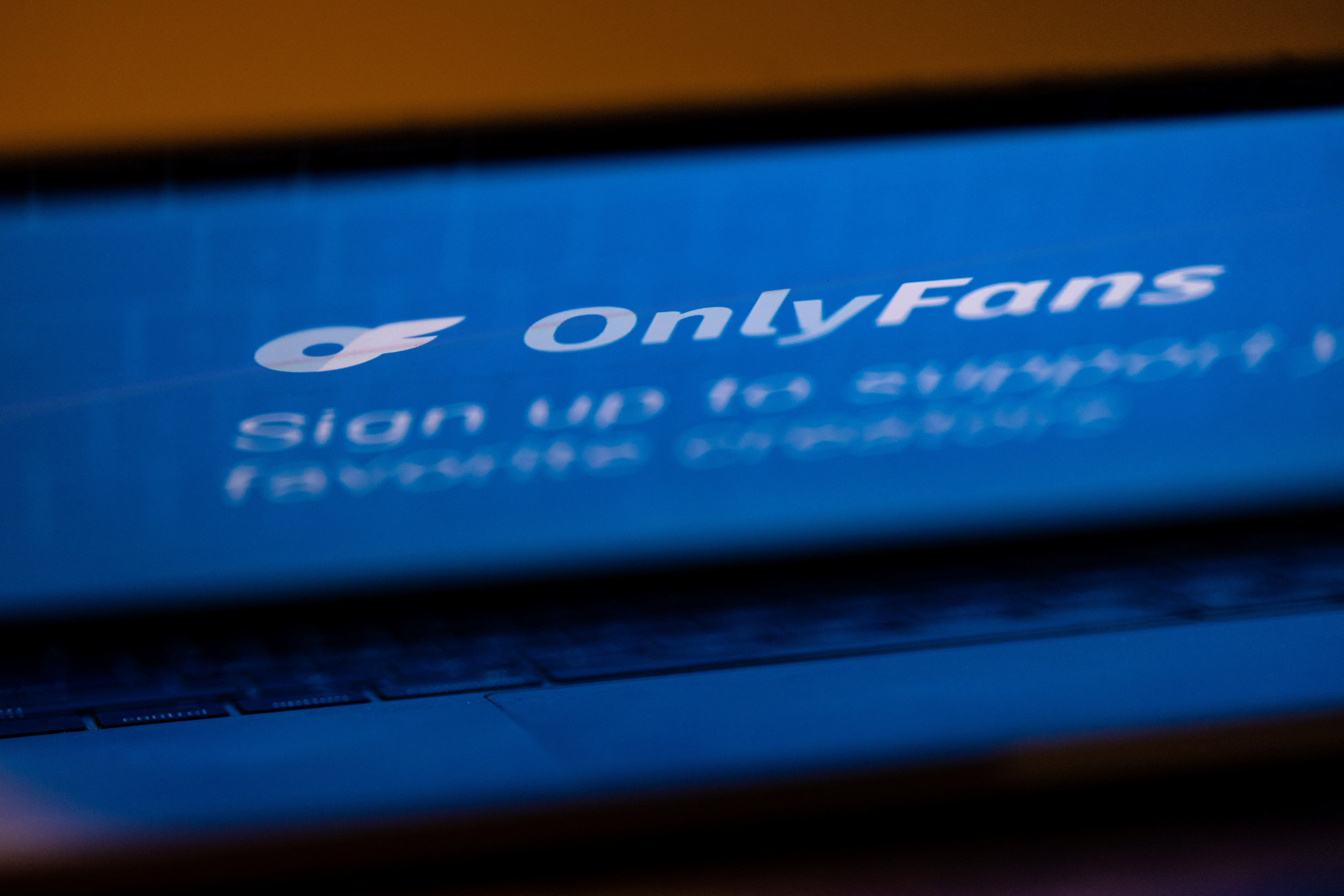 A logo for OnlyFans is seen in this illustration picture