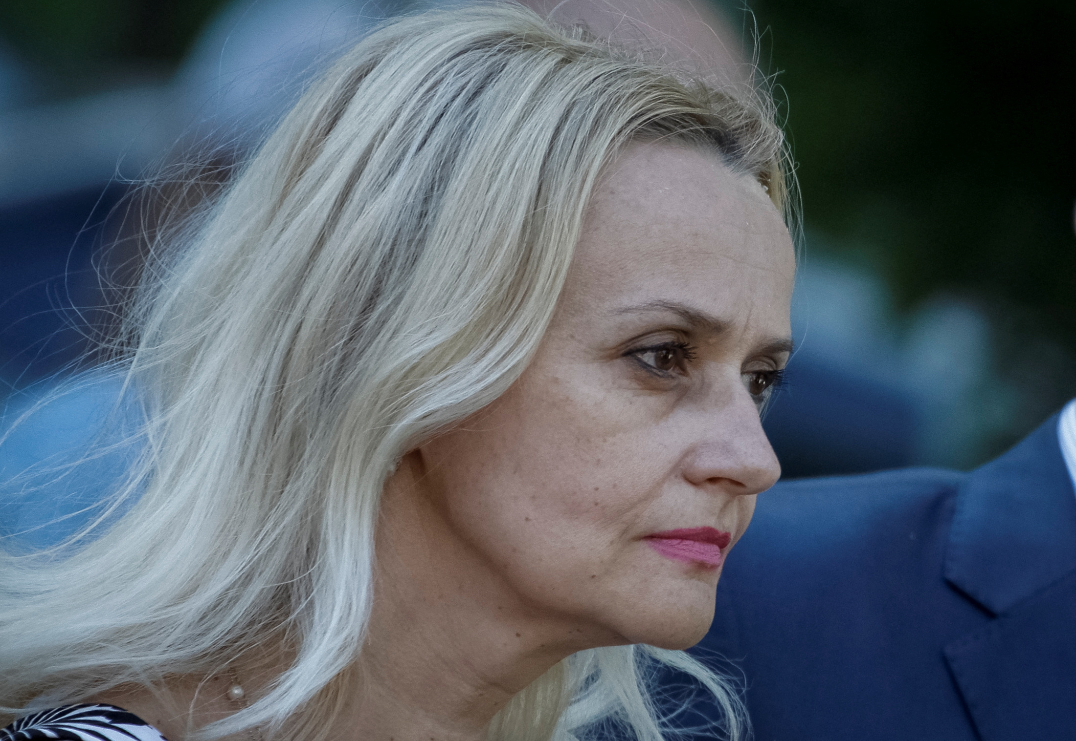 FILE PHOTO: Ukrainian professor and politician Farion attends a rally in Lviv