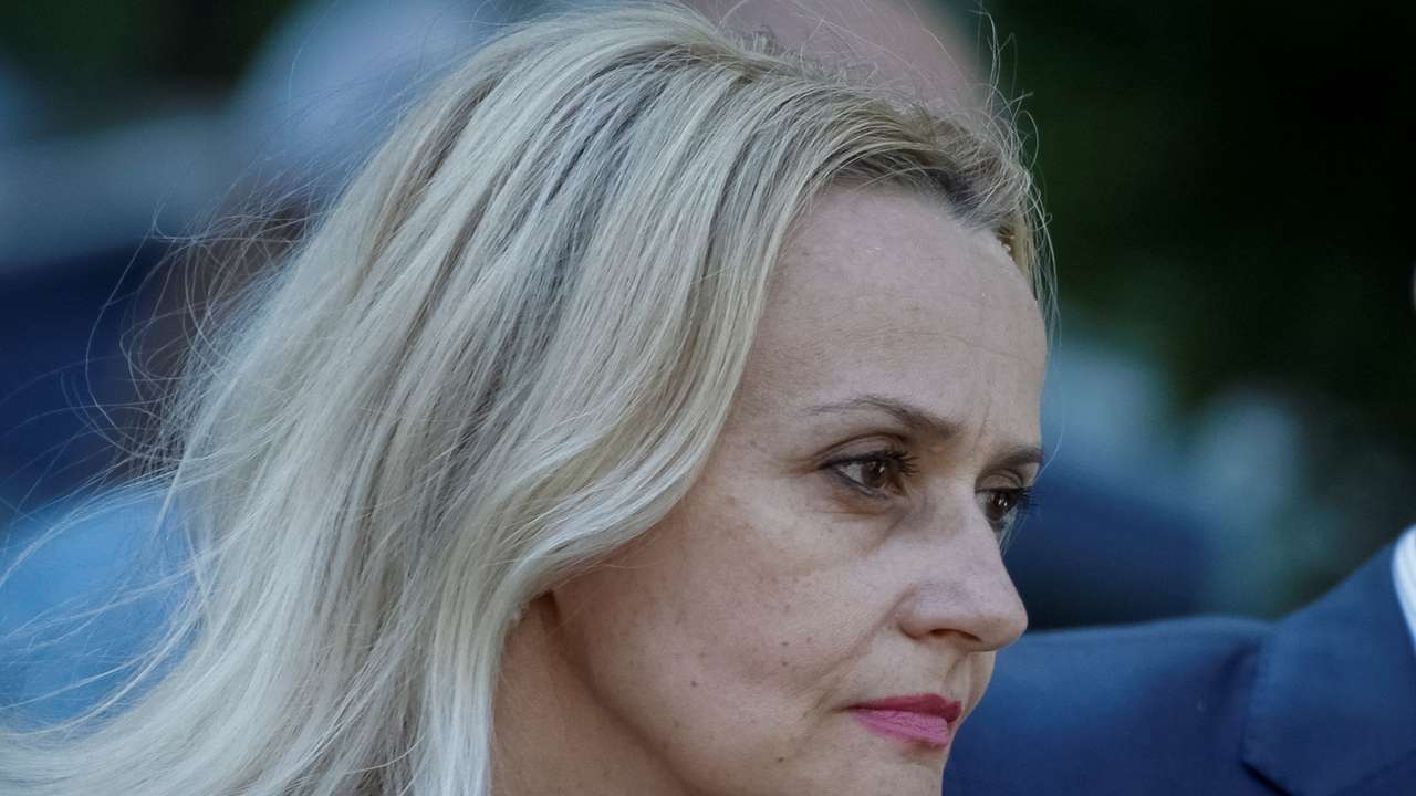 FILE PHOTO: Ukrainian professor and politician Farion attends a rally in Lviv