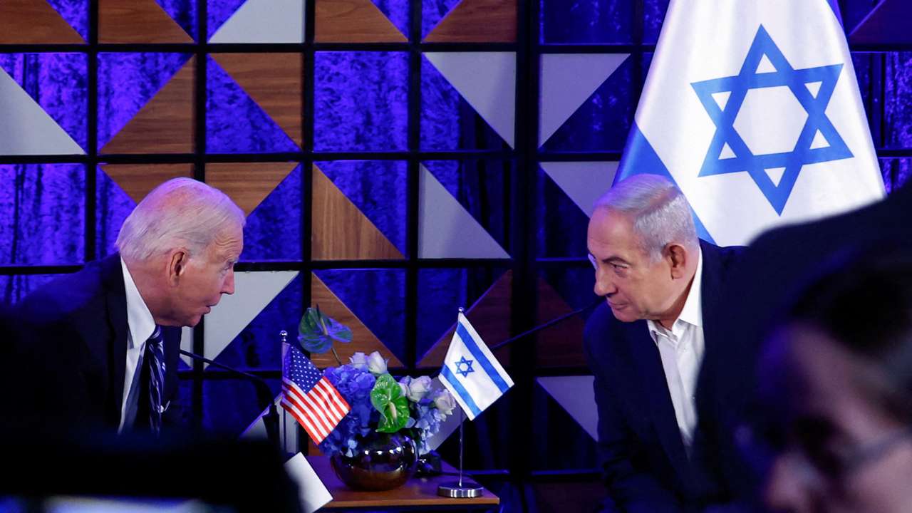 FILE PHOTO: U.S. President Biden visits Israel amid the ongoing conflict between Israel and Hamas