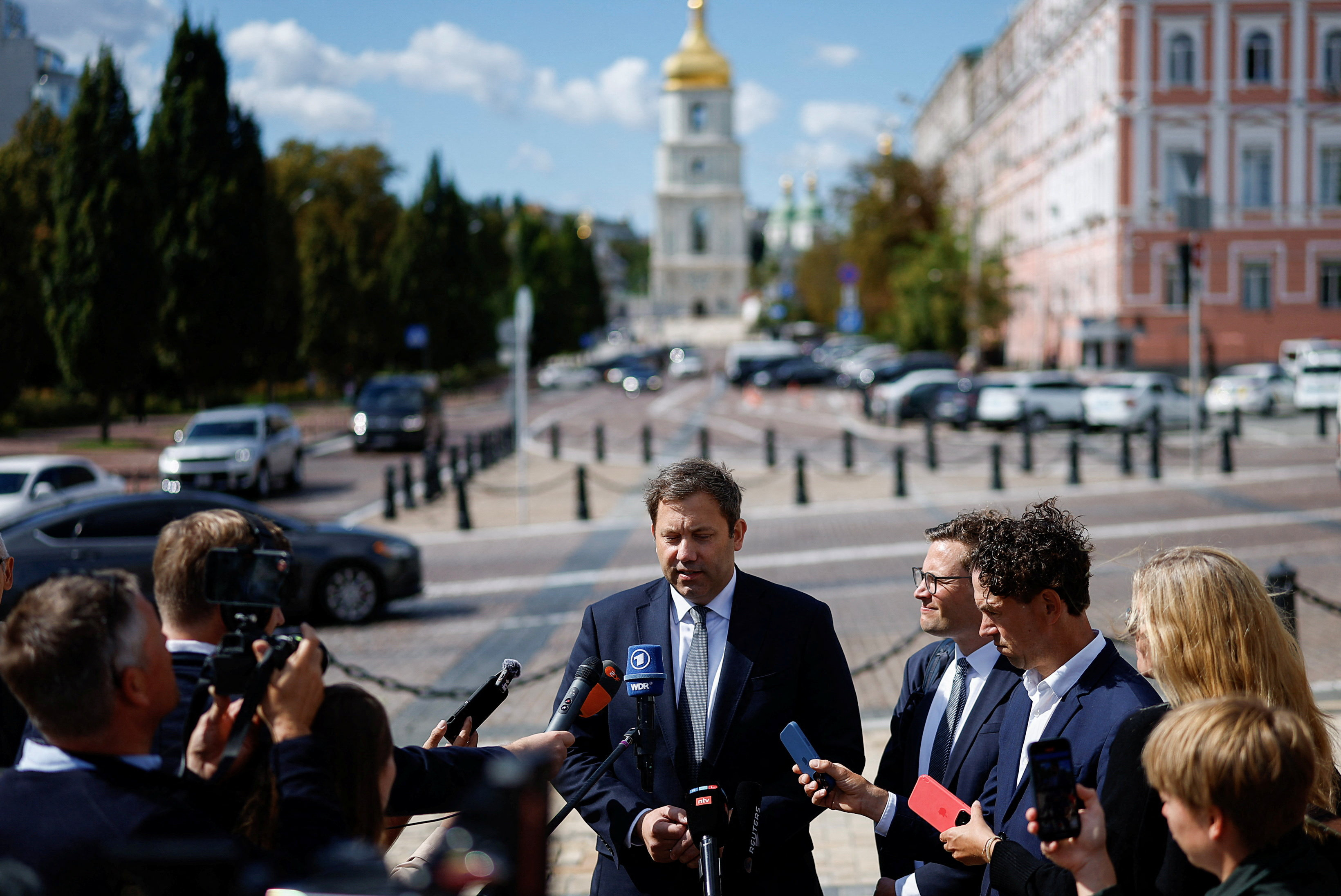 German Vice-chancellor Lars Klingbeil visits Kyiv