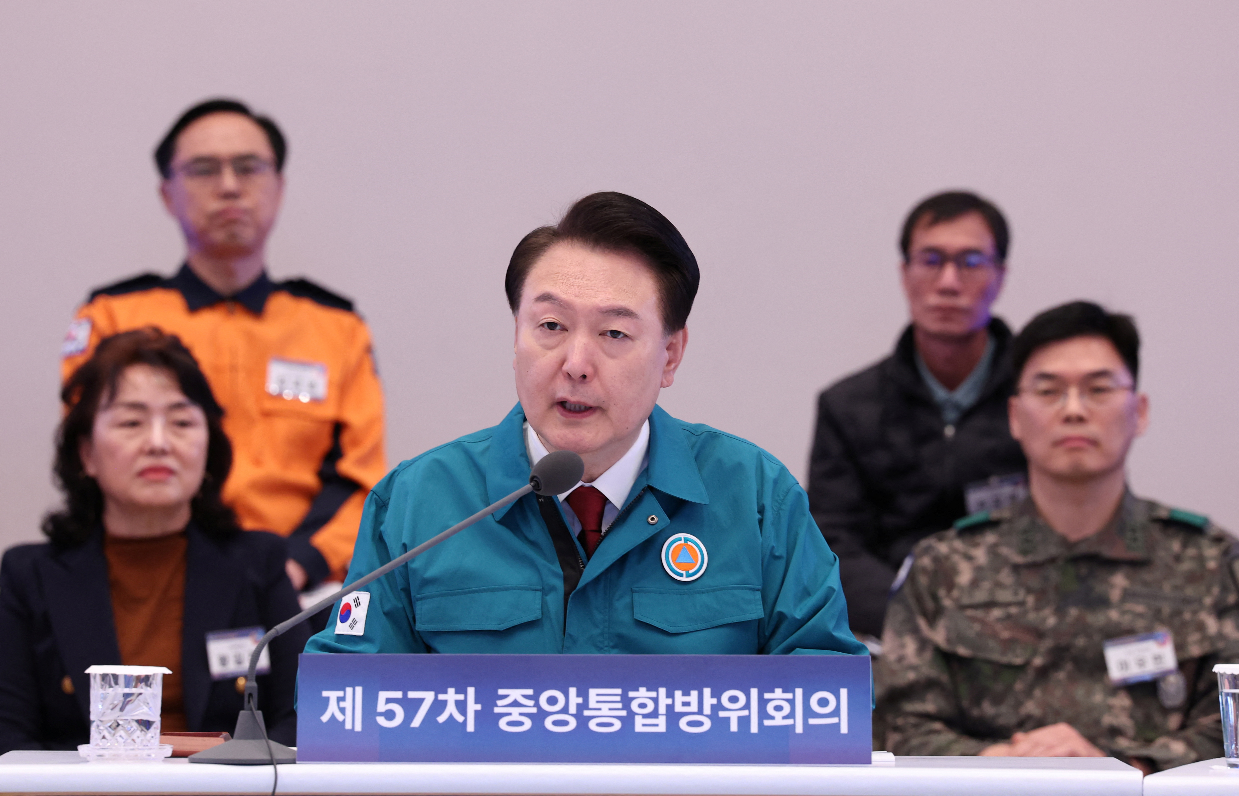 South Korea's Yoon holds meeting with military chiefs