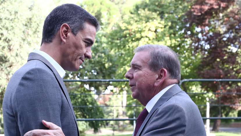 Spain's PM Sanchez meets with Venezuela's presidential candidate Gonzalez, in Madrid