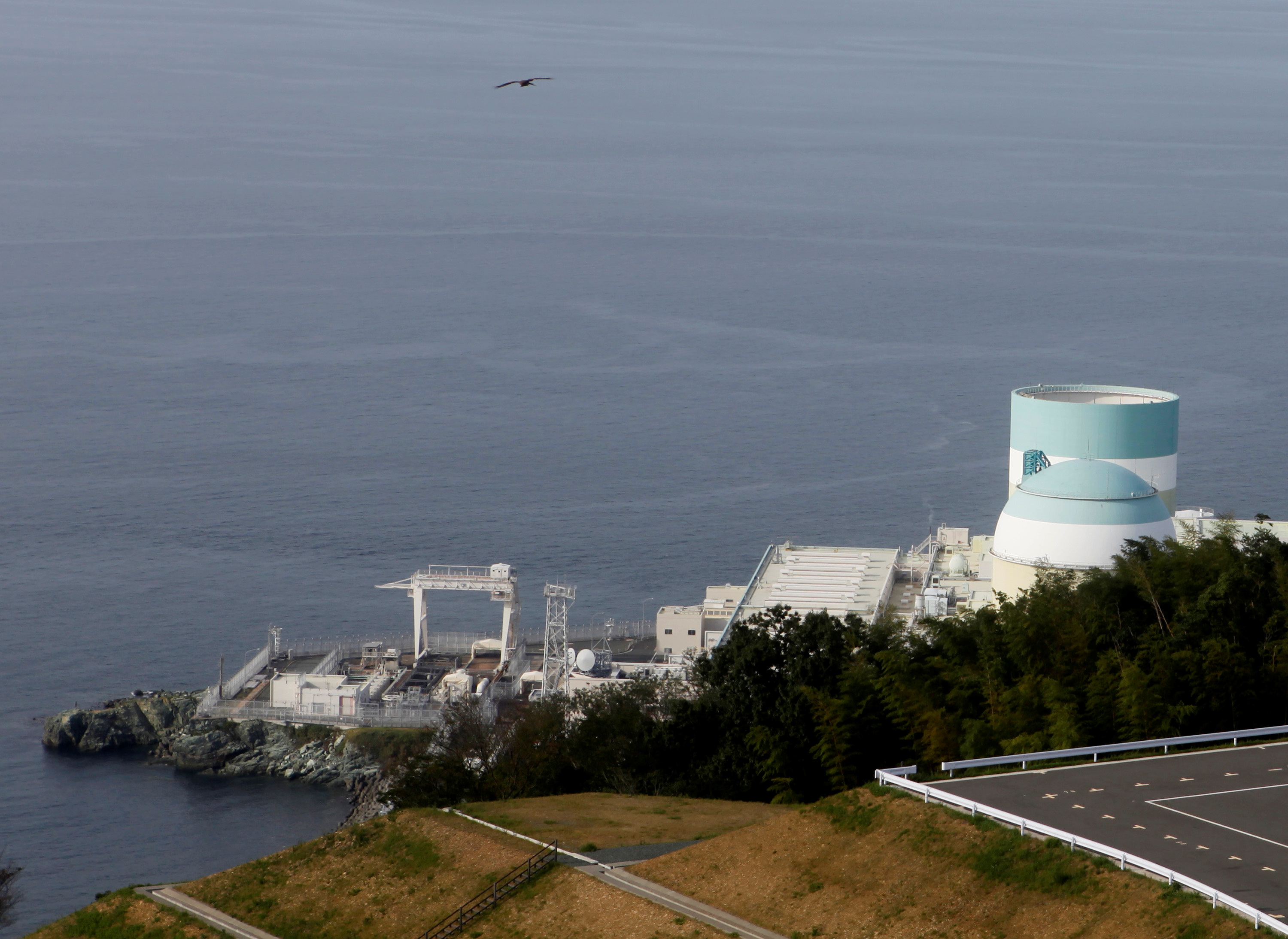 Shikoku Electric Power's Ikata nuclear plant is pictured in Ikata