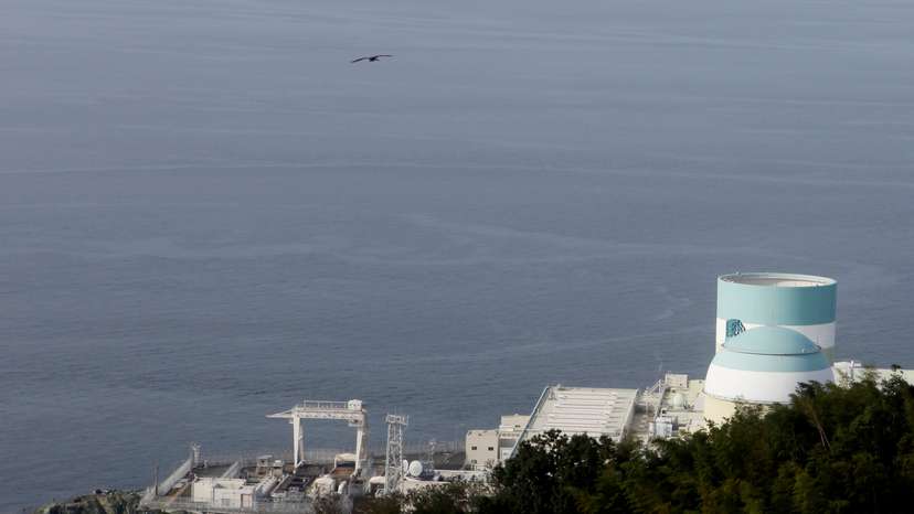 Shikoku Electric Power's Ikata nuclear plant is pictured in Ikata