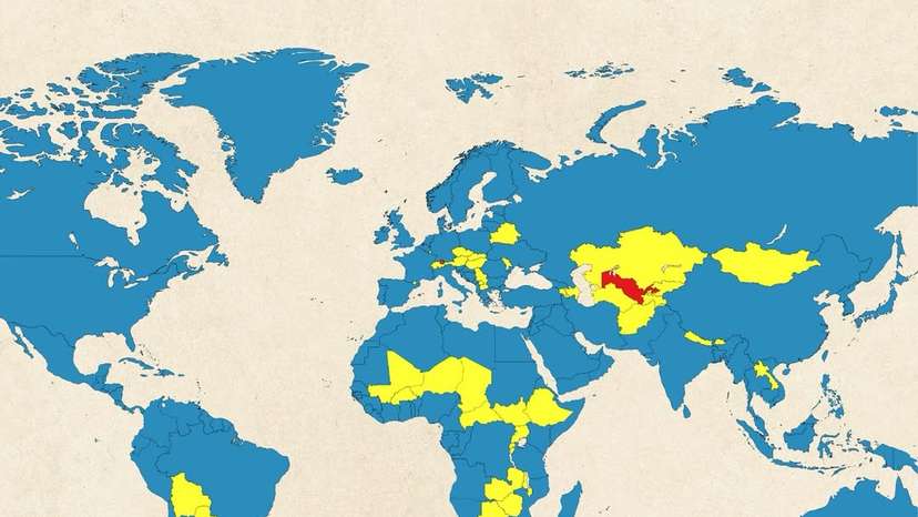 Most countries in the world have access to the sea — but not all. Today, 45 countries are landlo