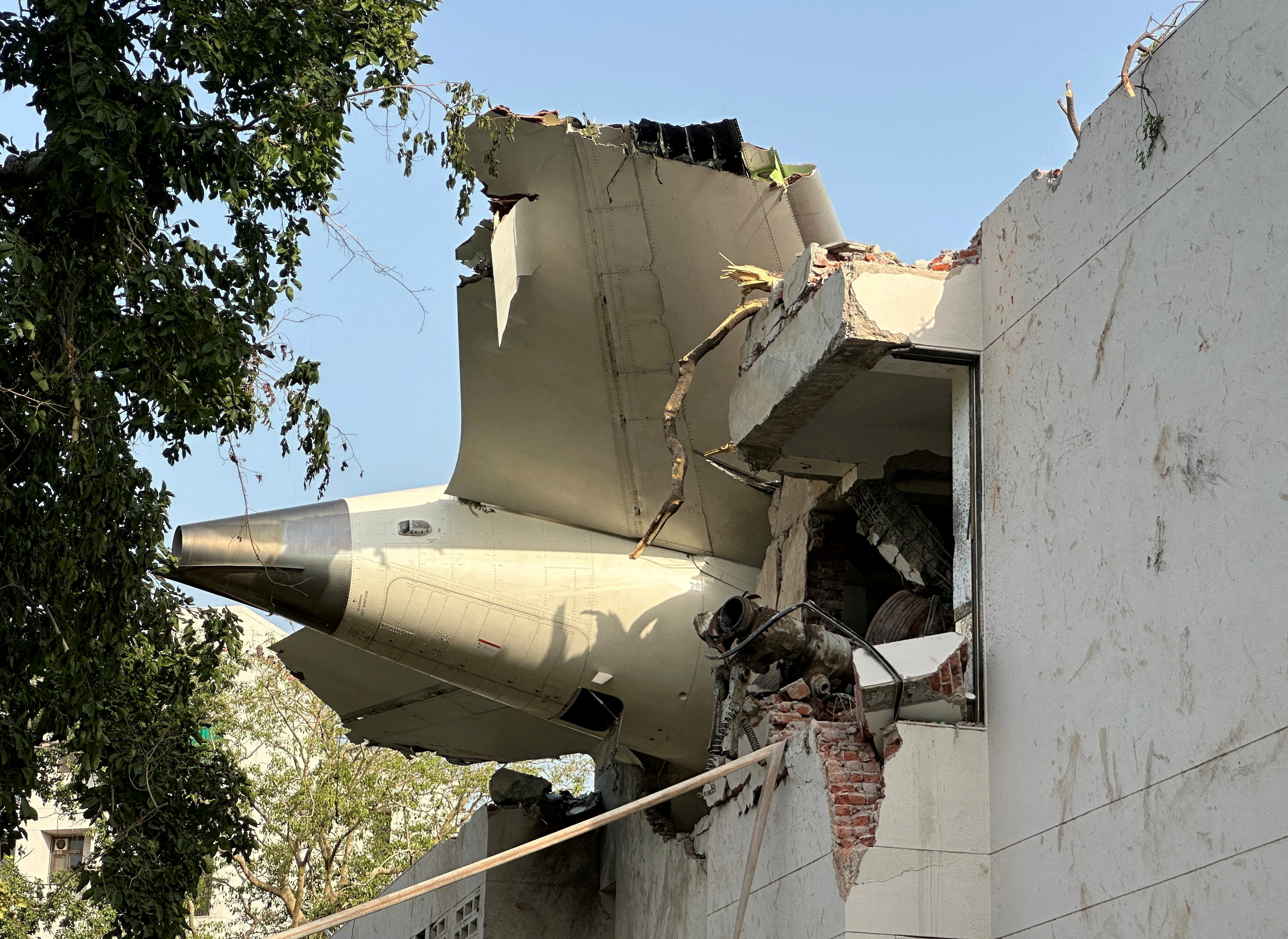 FILE PHOTO: Air India plane crash in Ahmedabad