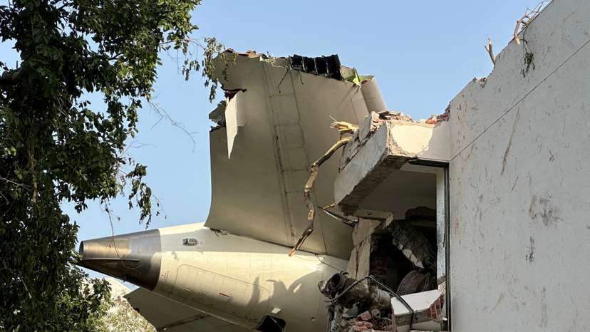 FILE PHOTO: Air India plane crash in Ahmedabad
