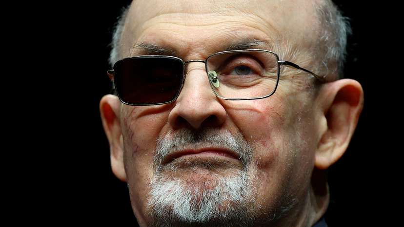 FILE PHOTO: Author Salman Rushdie attends a photocall in Berlin