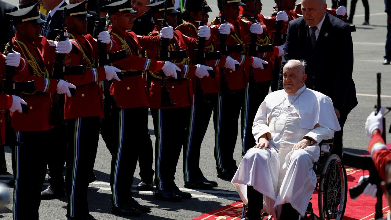 Pope Francis visits Dili