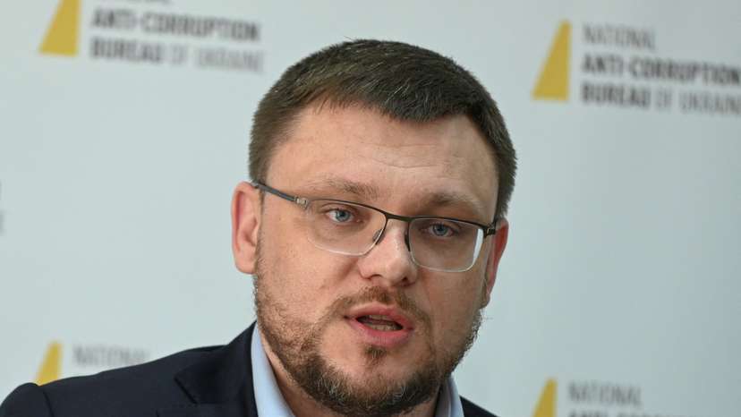FILE PHOTO: Press conference of anti-corruption authorities dedicated to the detention of Ukraine's Supreme Court head, in Kyiv