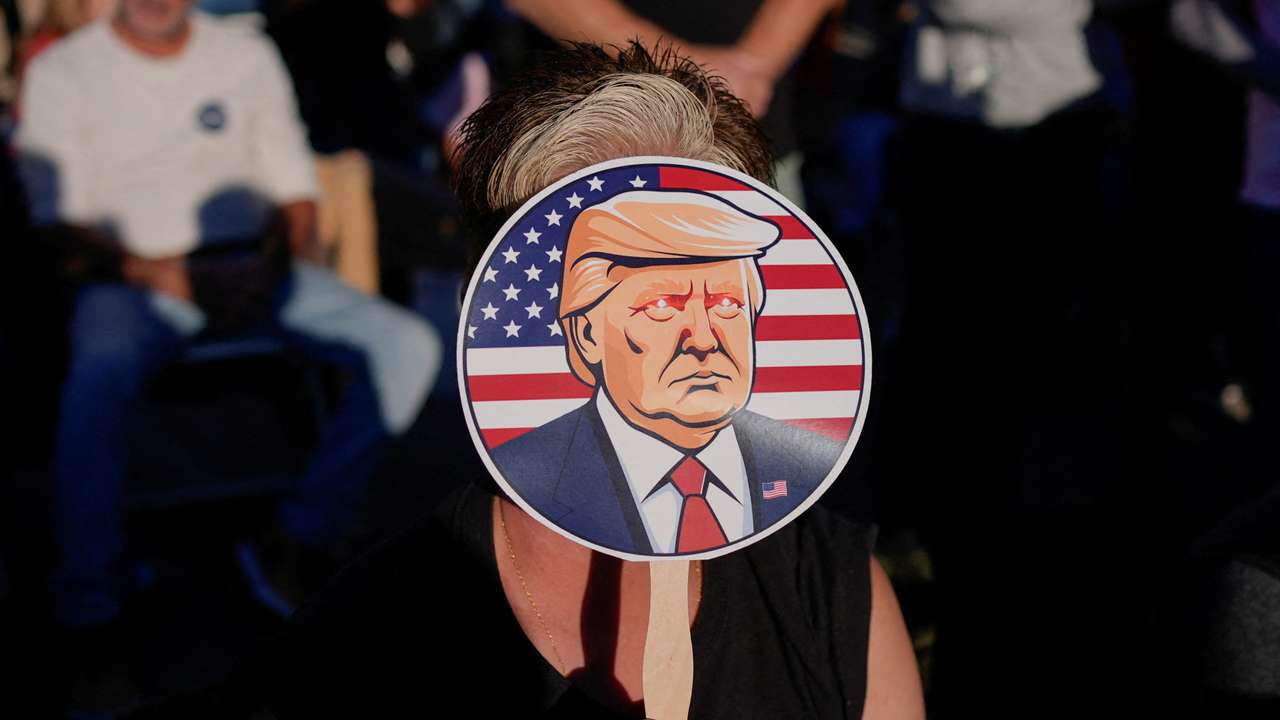 Republican presidential nominee and former U.S. President Donald Trump campaigns in Latrobe