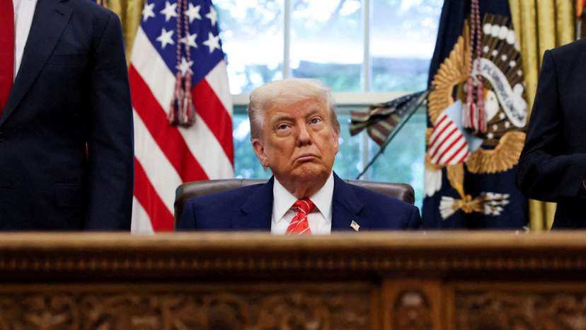 FILE PHOTO: U.S. President Trump announces trade deal with the U.K., at the White House in Washington