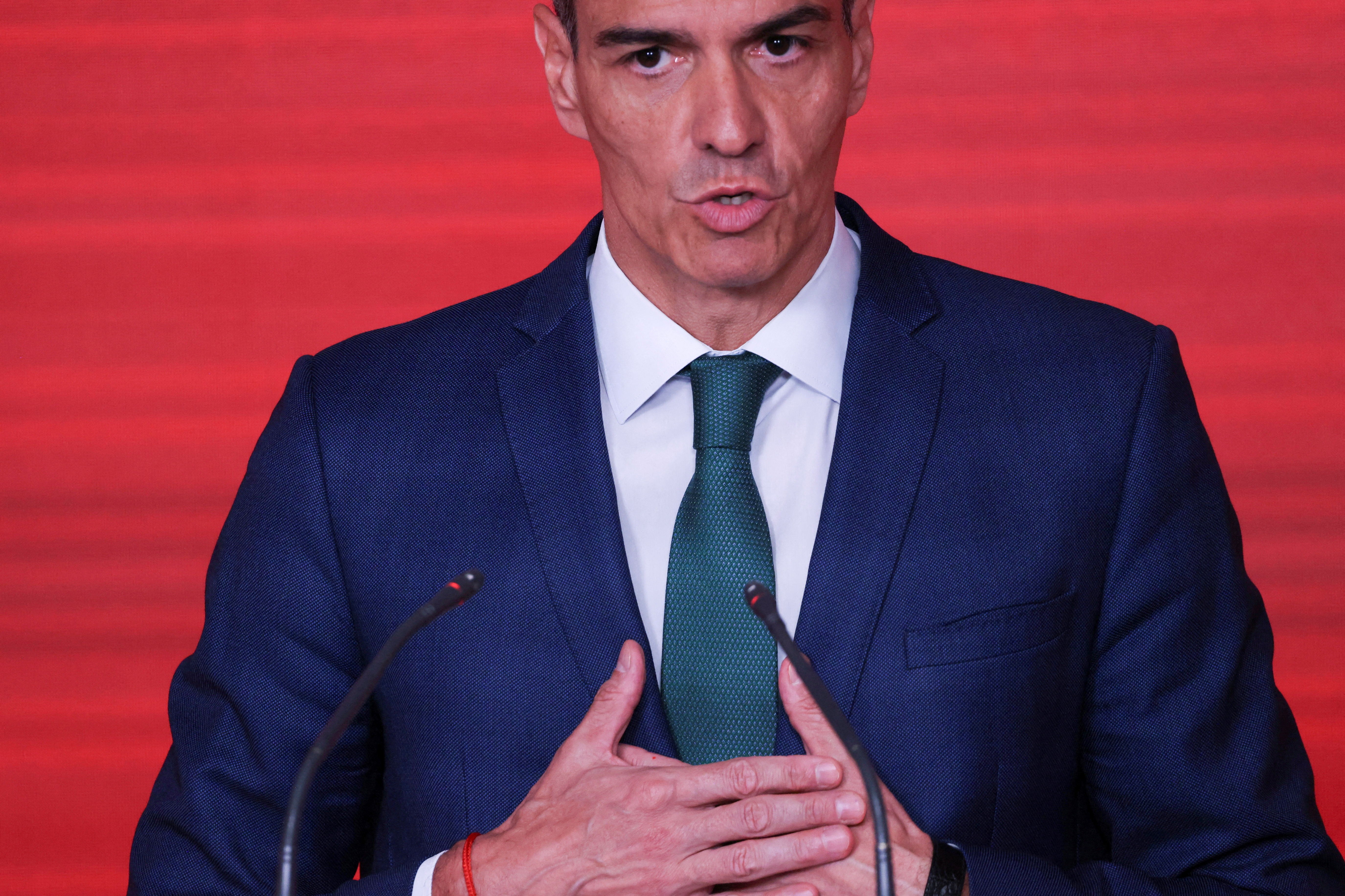 FILE PHOTO: Spain's Socialist PM Sanchez names new party leadership to limit damage from graft probe