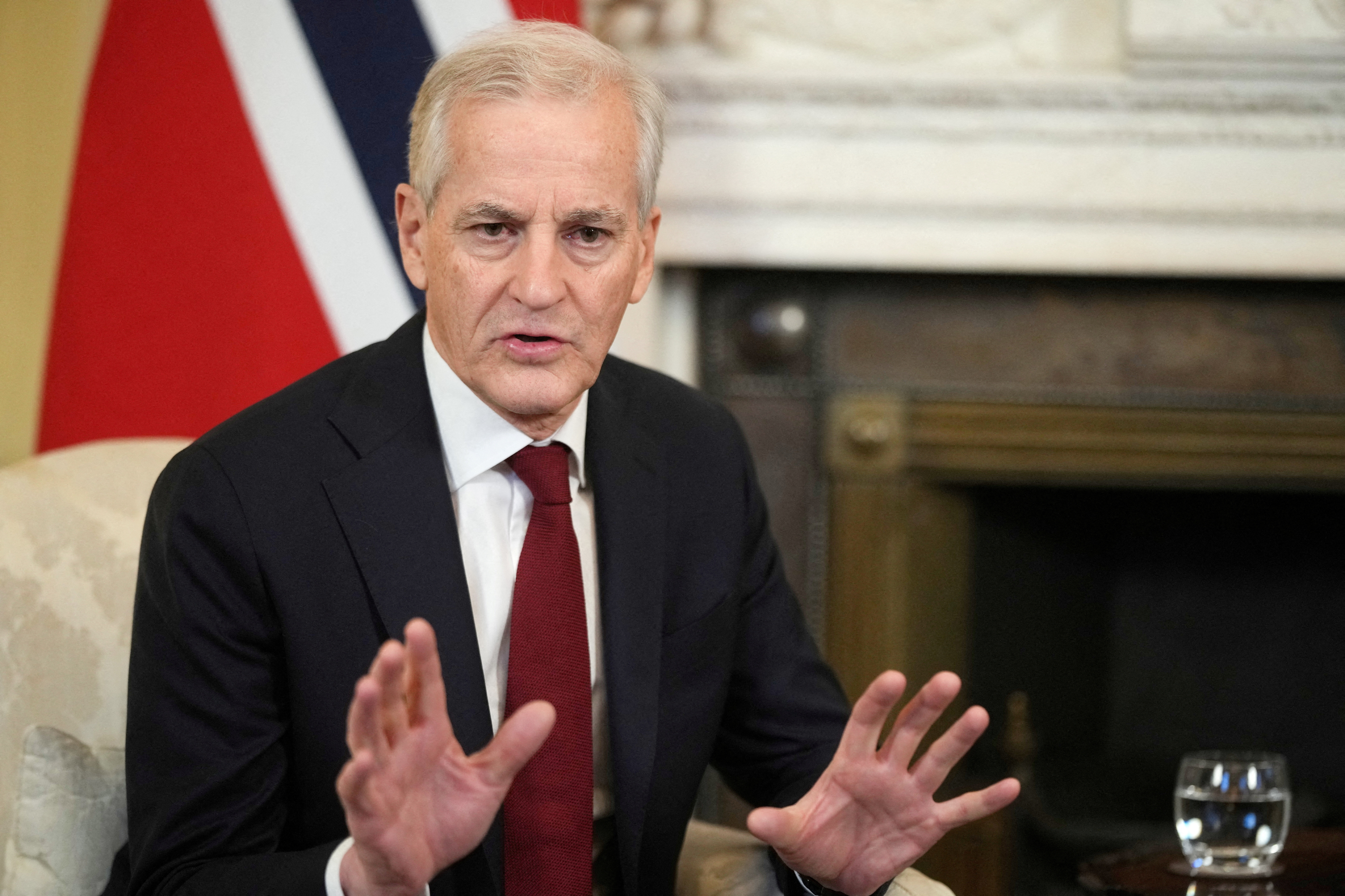 FILE PHOTO: Prime Minister of Norway Jonas Gahr Store visits UK