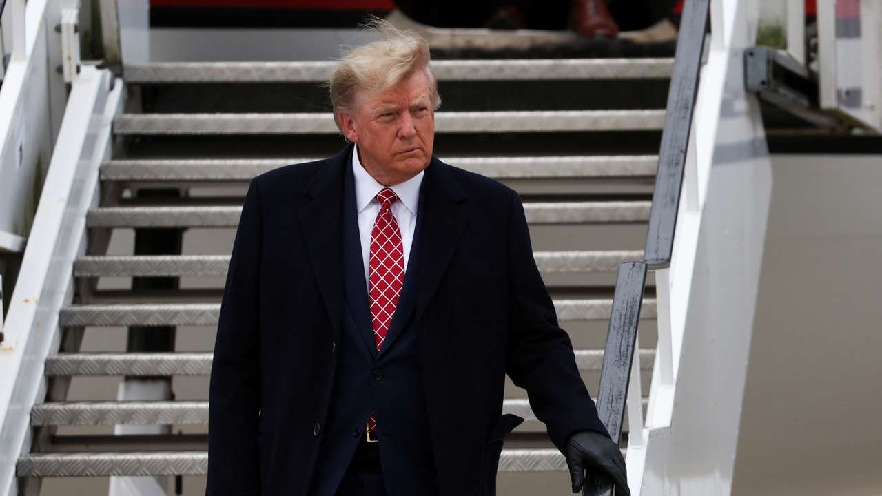 Donald Trump visits Aberdeen, Scotland