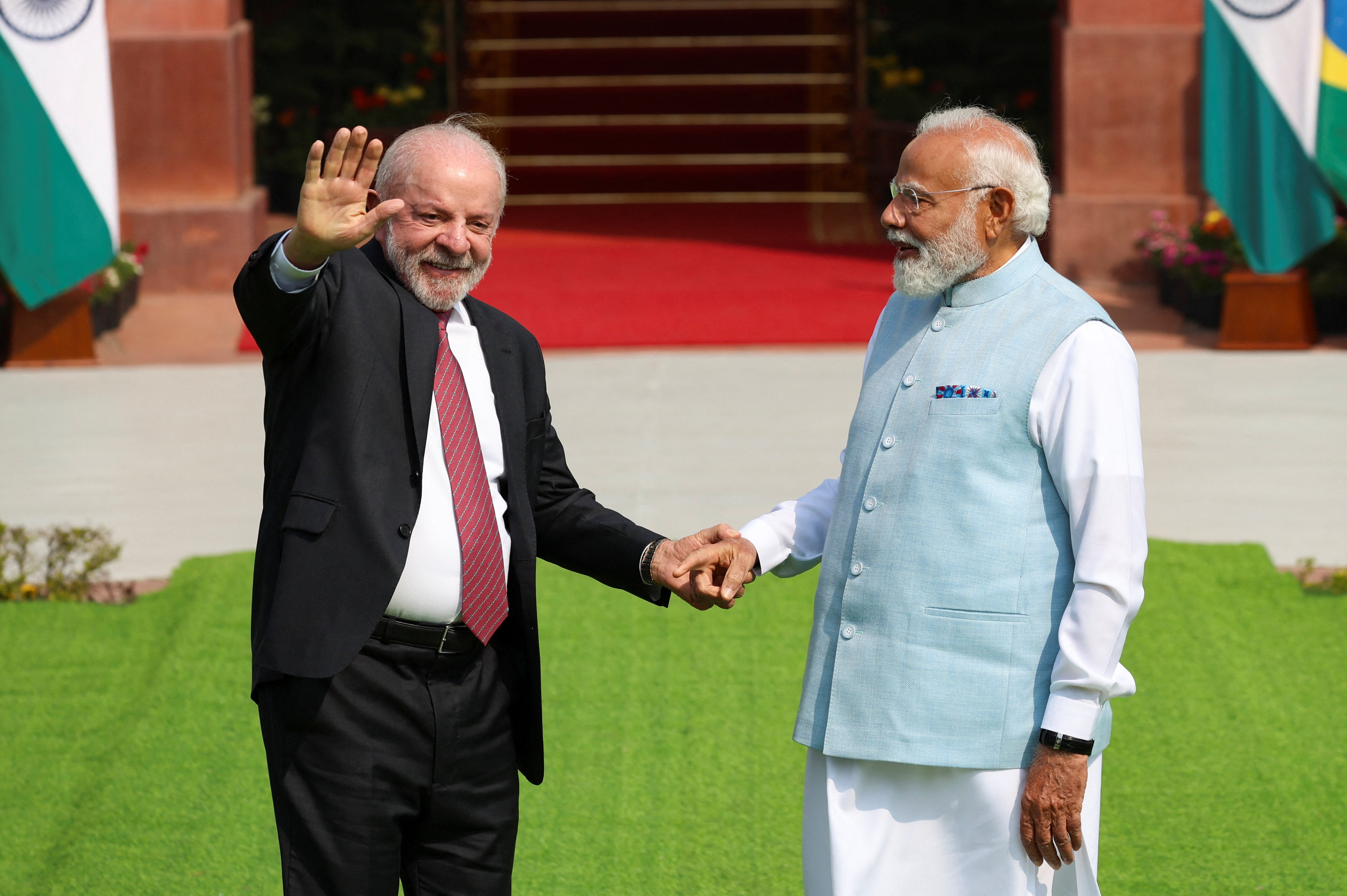 Brazilian President Lula visits India