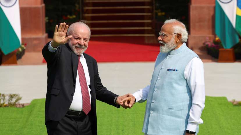 Brazilian President Lula visits India