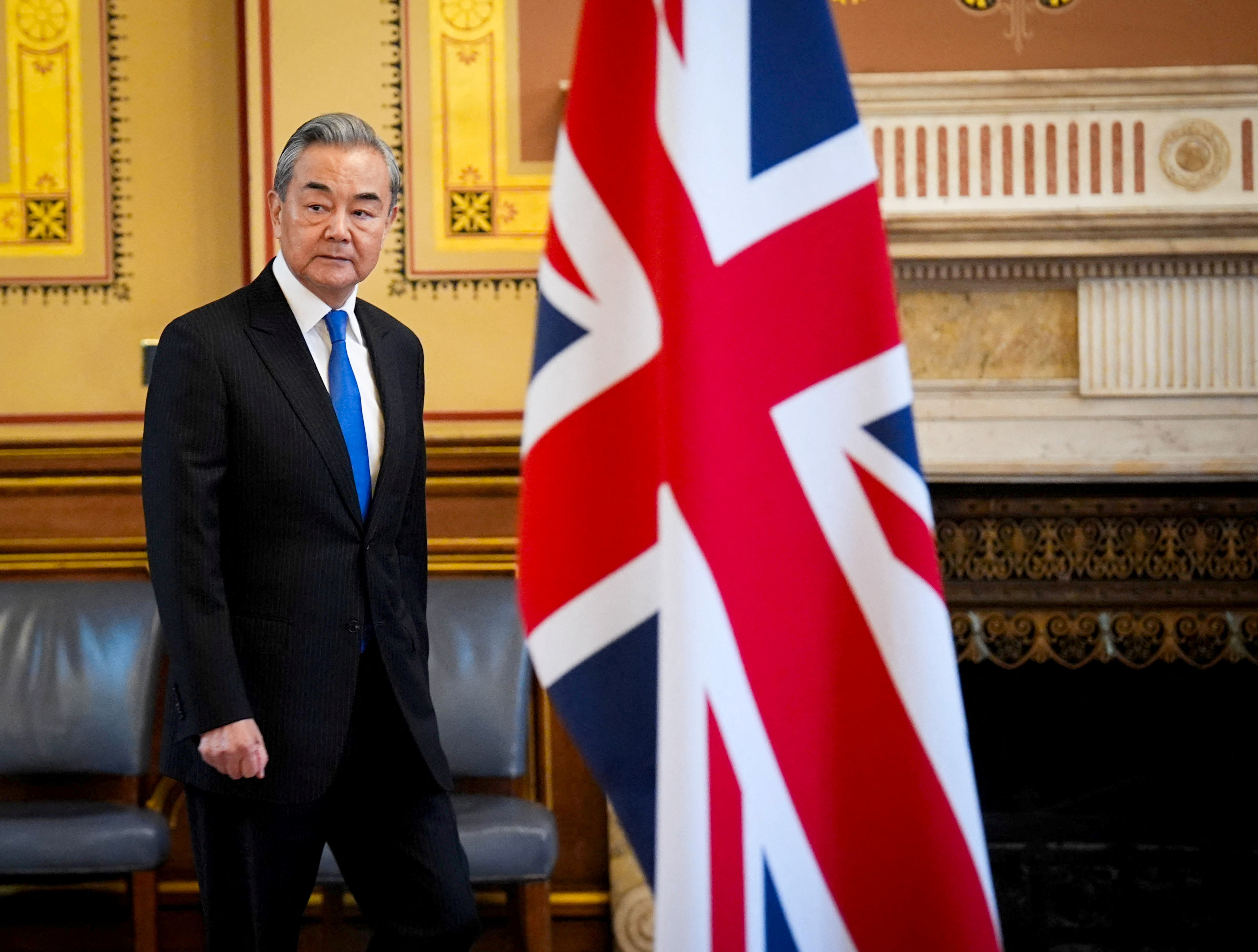 Chinese Foreign Minister Wang Yi visits London