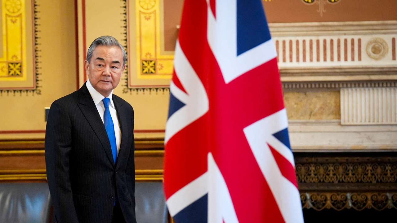 Chinese Foreign Minister Wang Yi visits London
