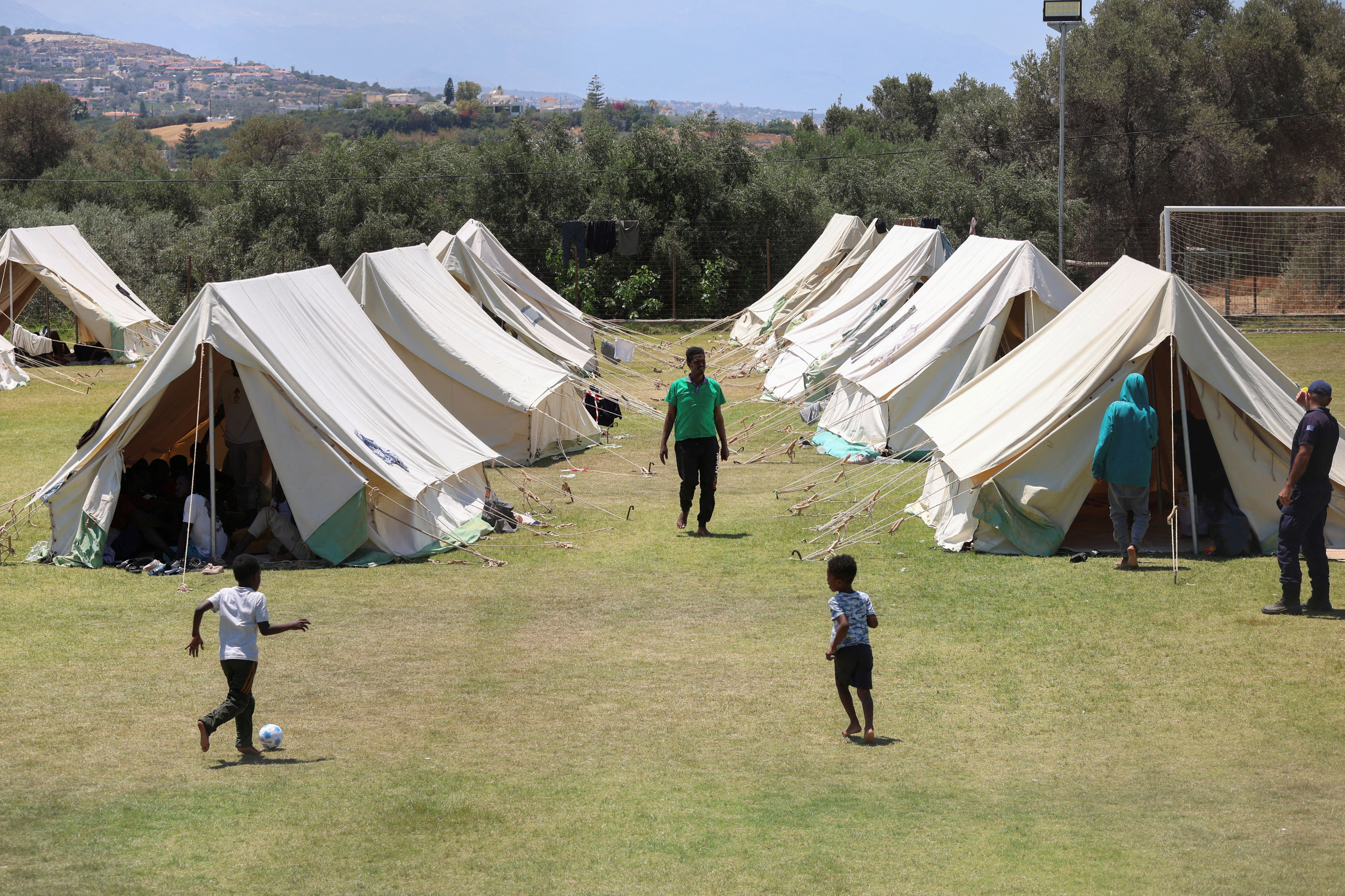 FILE PHOTO: Spike in migrant flows prompts Greece to deploy frigates off Libya