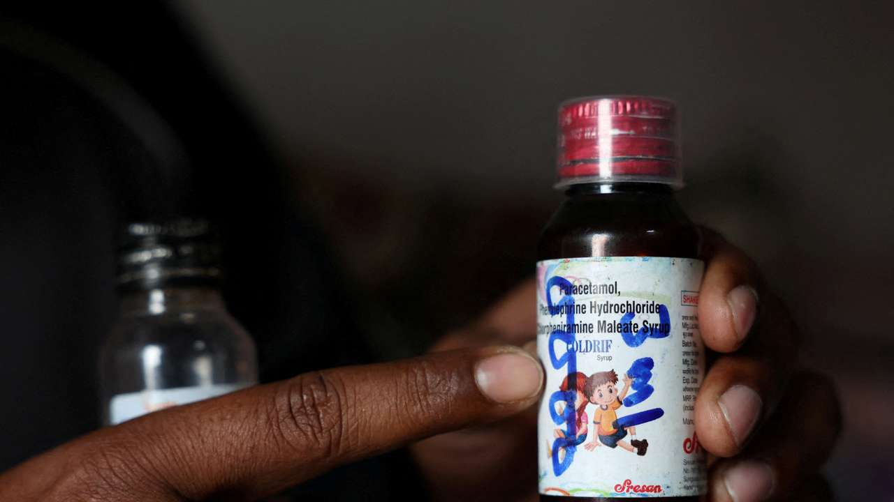 FILE PHOTO: Coldrif cough syrup linked to multiple child deaths in India