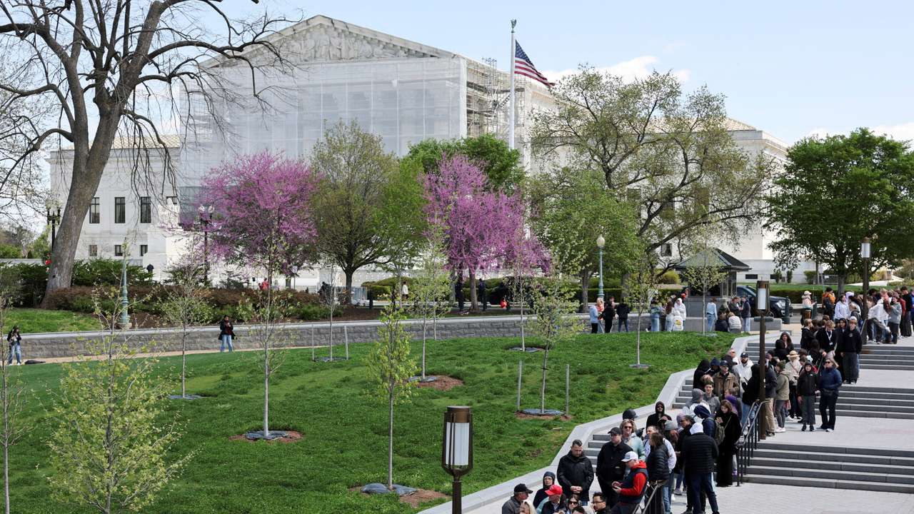 FILE PHOTO: A general view of the U.S. Supreme Court building in Washington