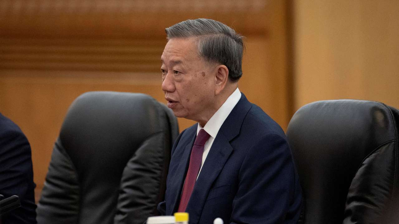 Vietnam's President To Lam visits Beijing