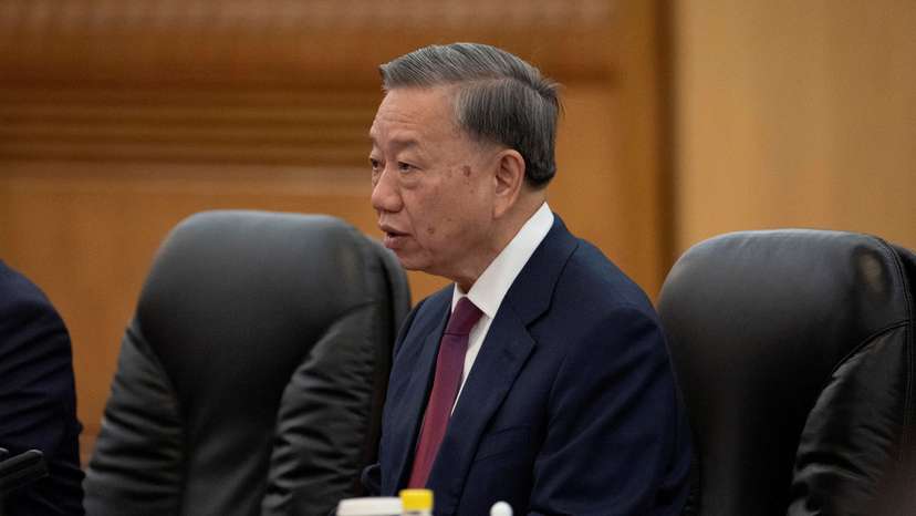 Vietnam's President To Lam visits Beijing