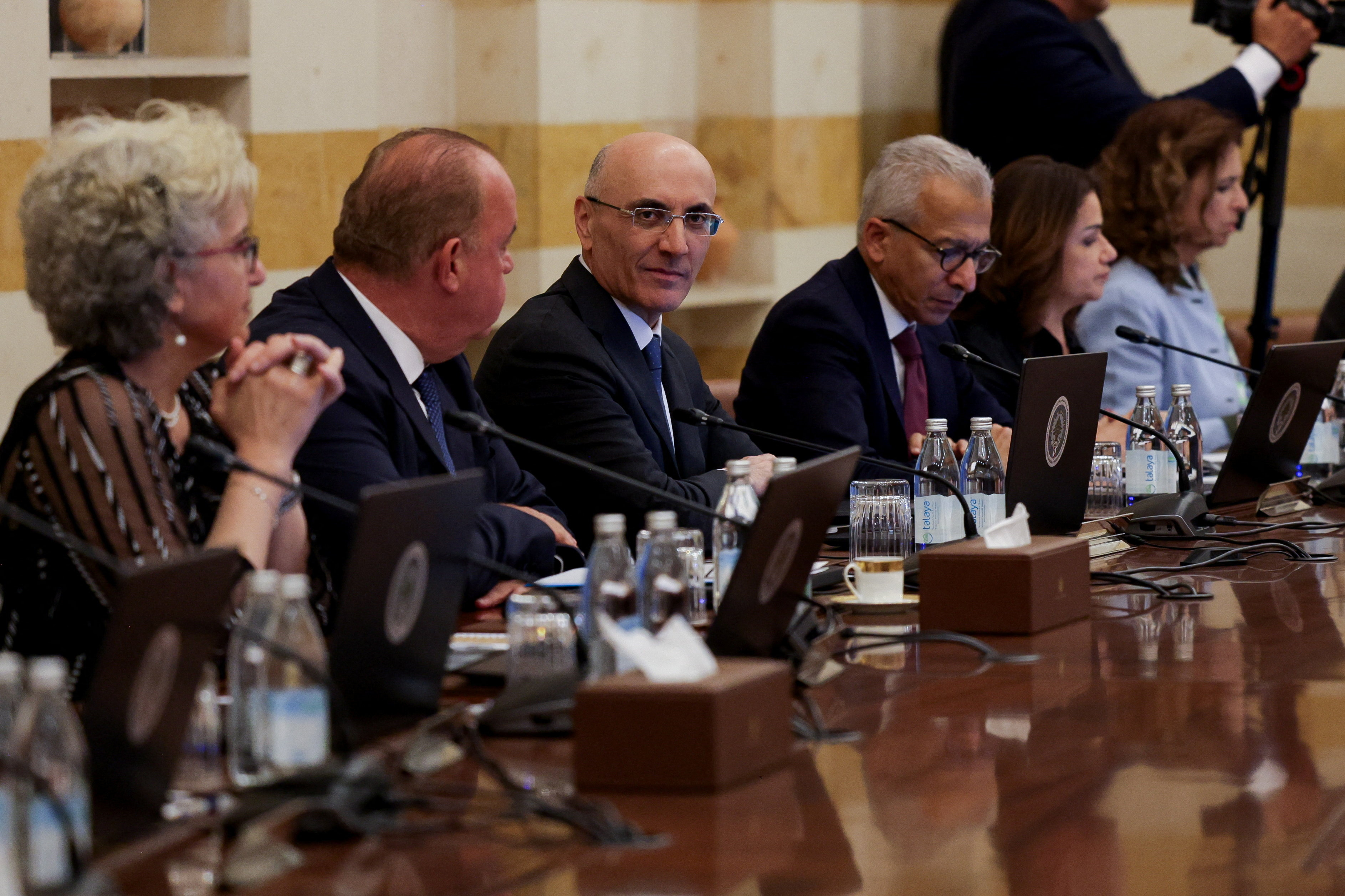 Lebanon's cabinet meets to discuss Hezbollah's weapons, in Baabda