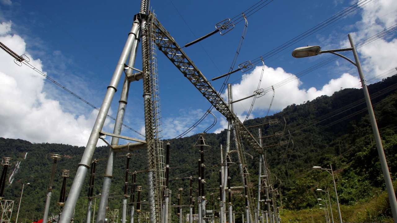 FILE PHOTO: View of the installations of Ecuador's hydroelectric power station Coca Codo Sinclair in Napo