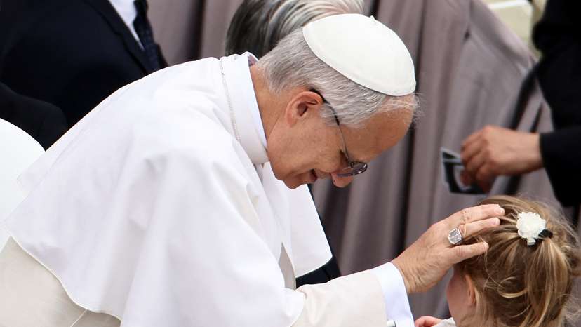 Pope Leo XIV holds his first general audience in St. Peter's Square at the Vatican
