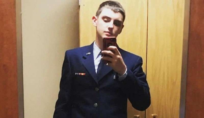 An undated picture shows Jack Douglas Teixeira who was arrested by the FBI, over the leaks online of classified documents