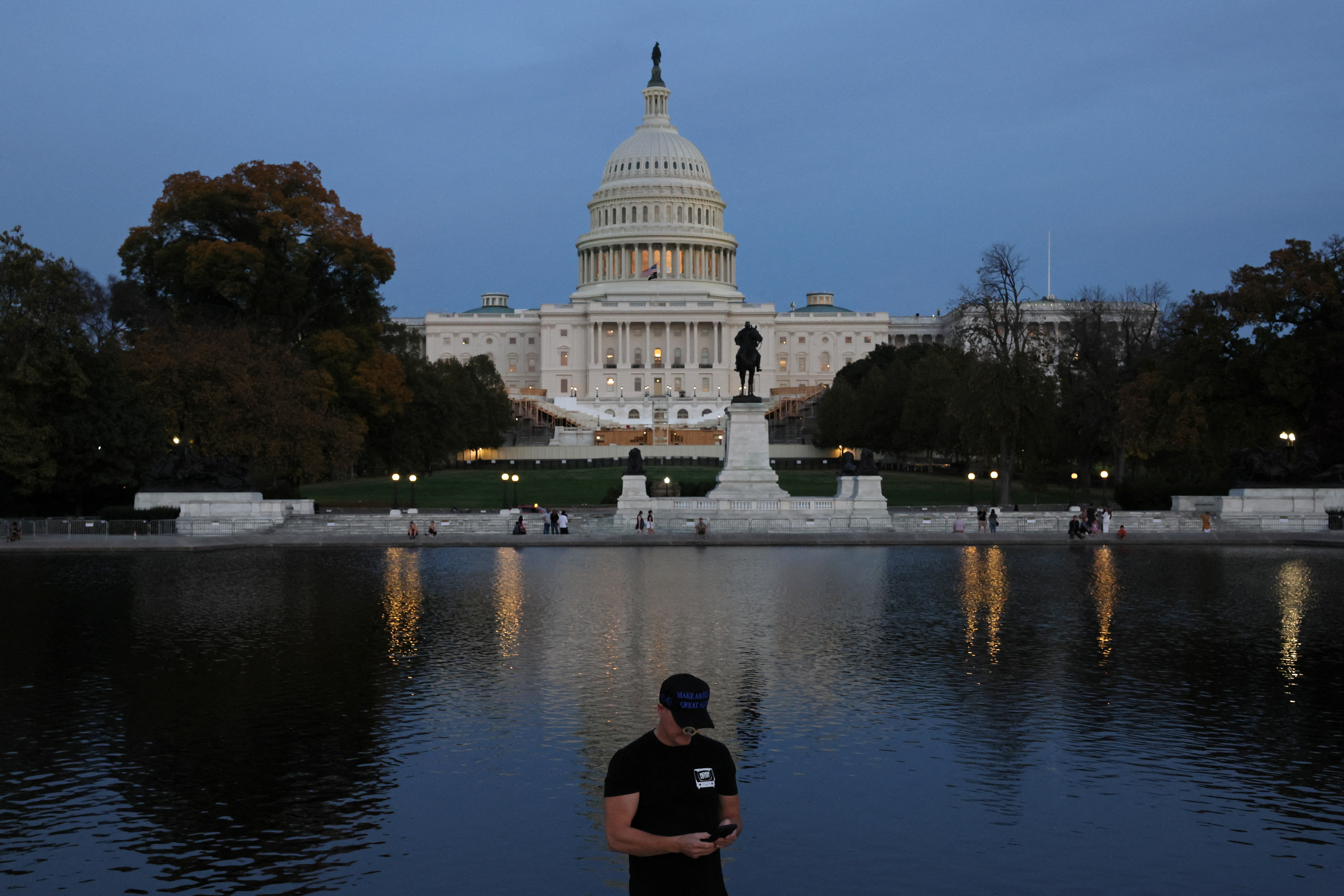 Scenes on the day U.S. President Elect Donald Trump was declared the winner of the presidential eleciton in Washington, U.S.