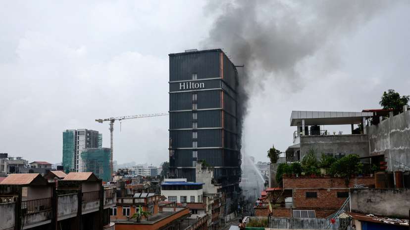 FILE PHOTO: Curfew following protests in Kathmandu