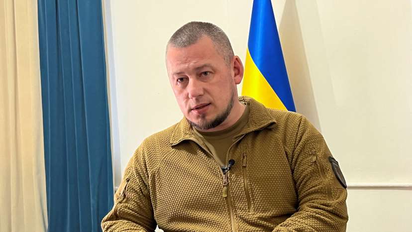Deputy Head of Ukrainian President's Office Palisa speaks with Reuters in Kyiv