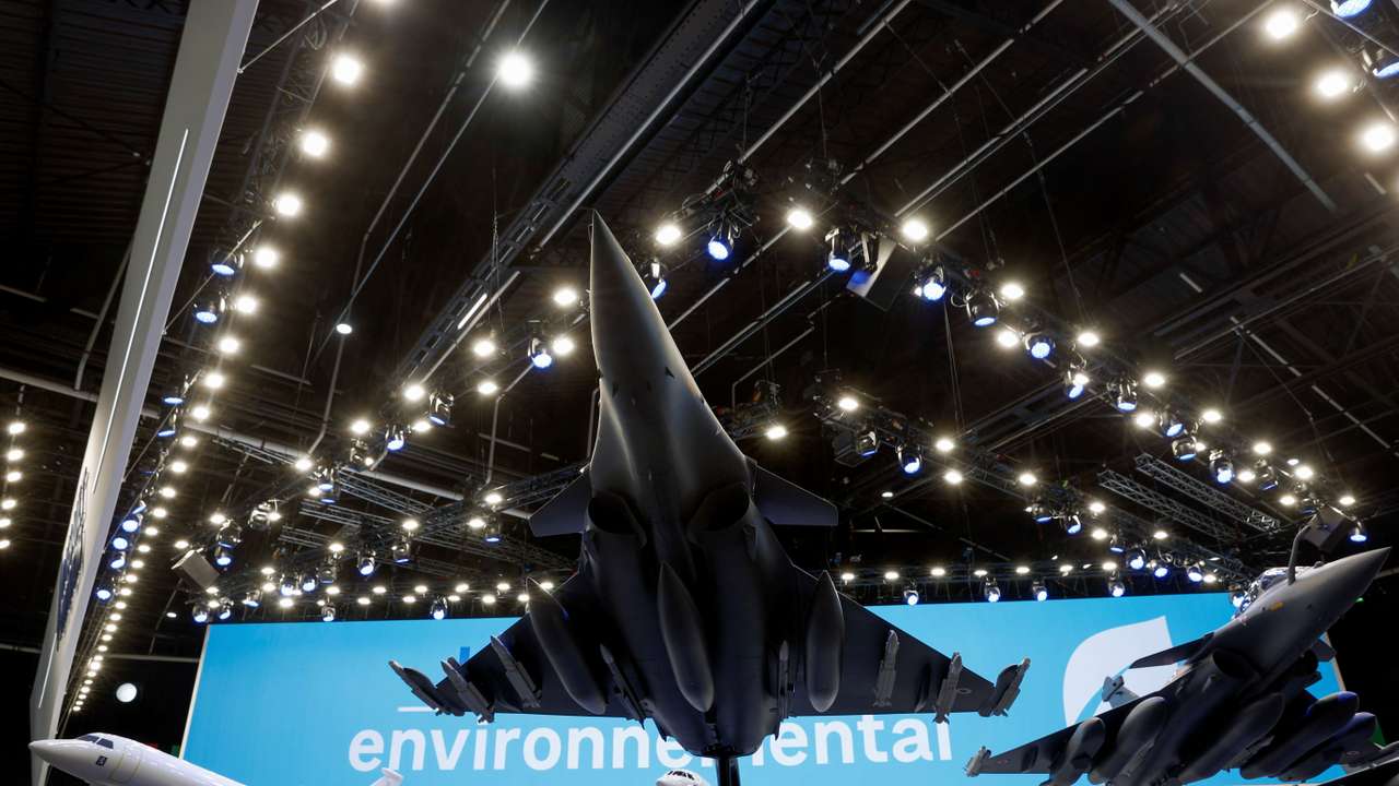 54th Paris Air Show at Le Bourget Airport near Paris