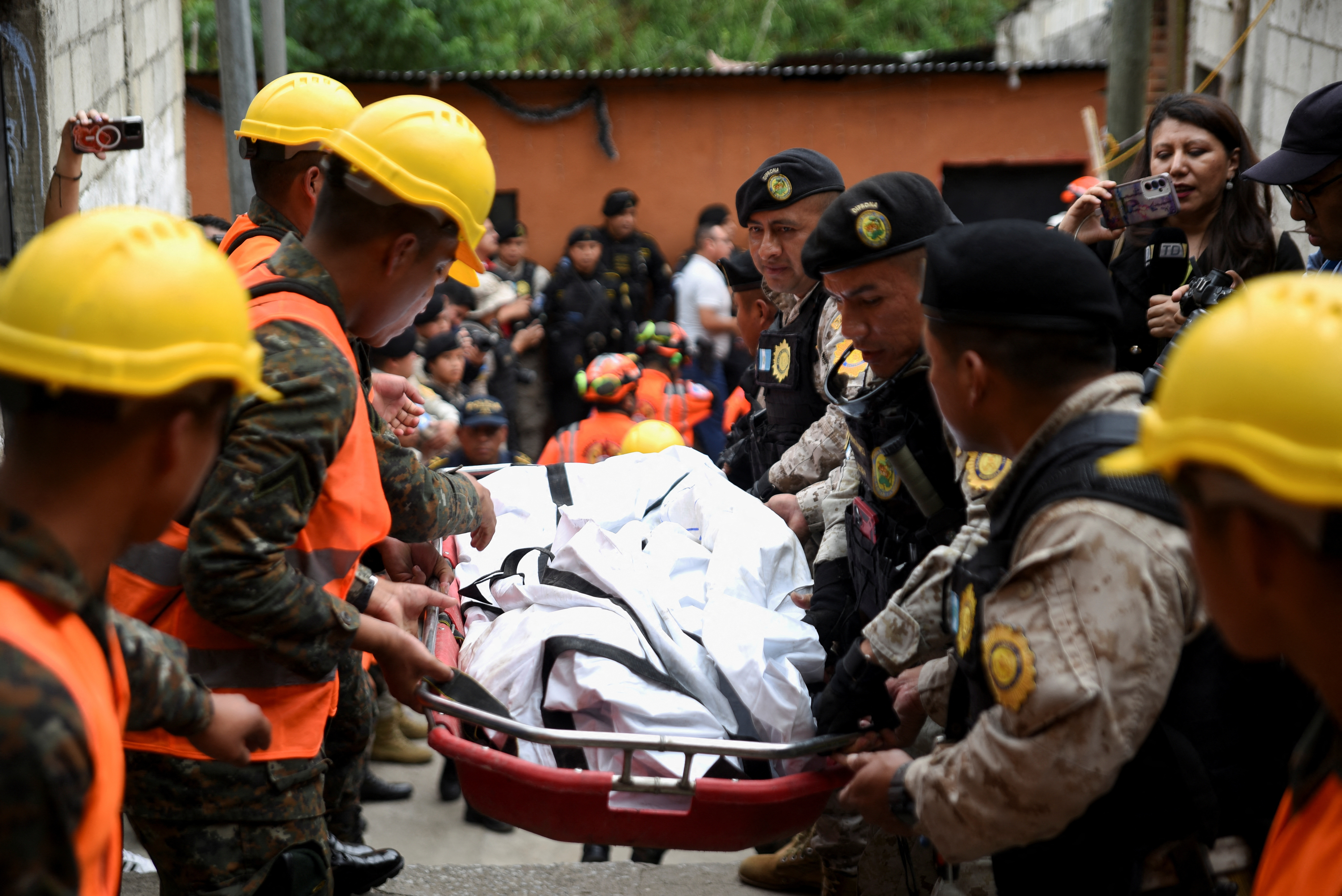 Aftermath of a deadly bus crash in Guatemala City