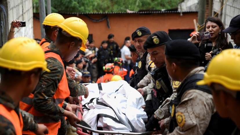 Aftermath of a deadly bus crash in Guatemala City