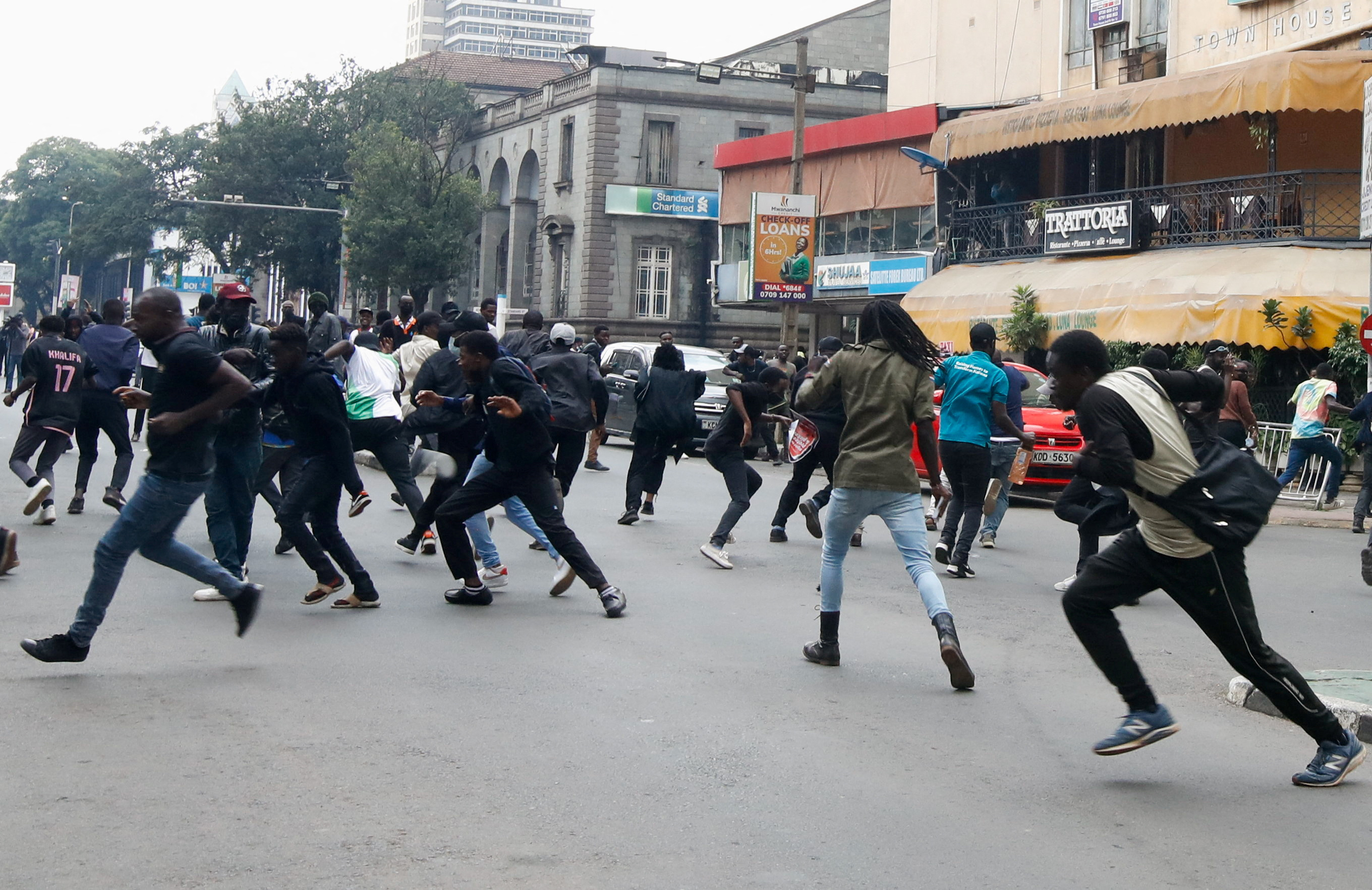Anti-finance bill protesters clash with police in Nairobi