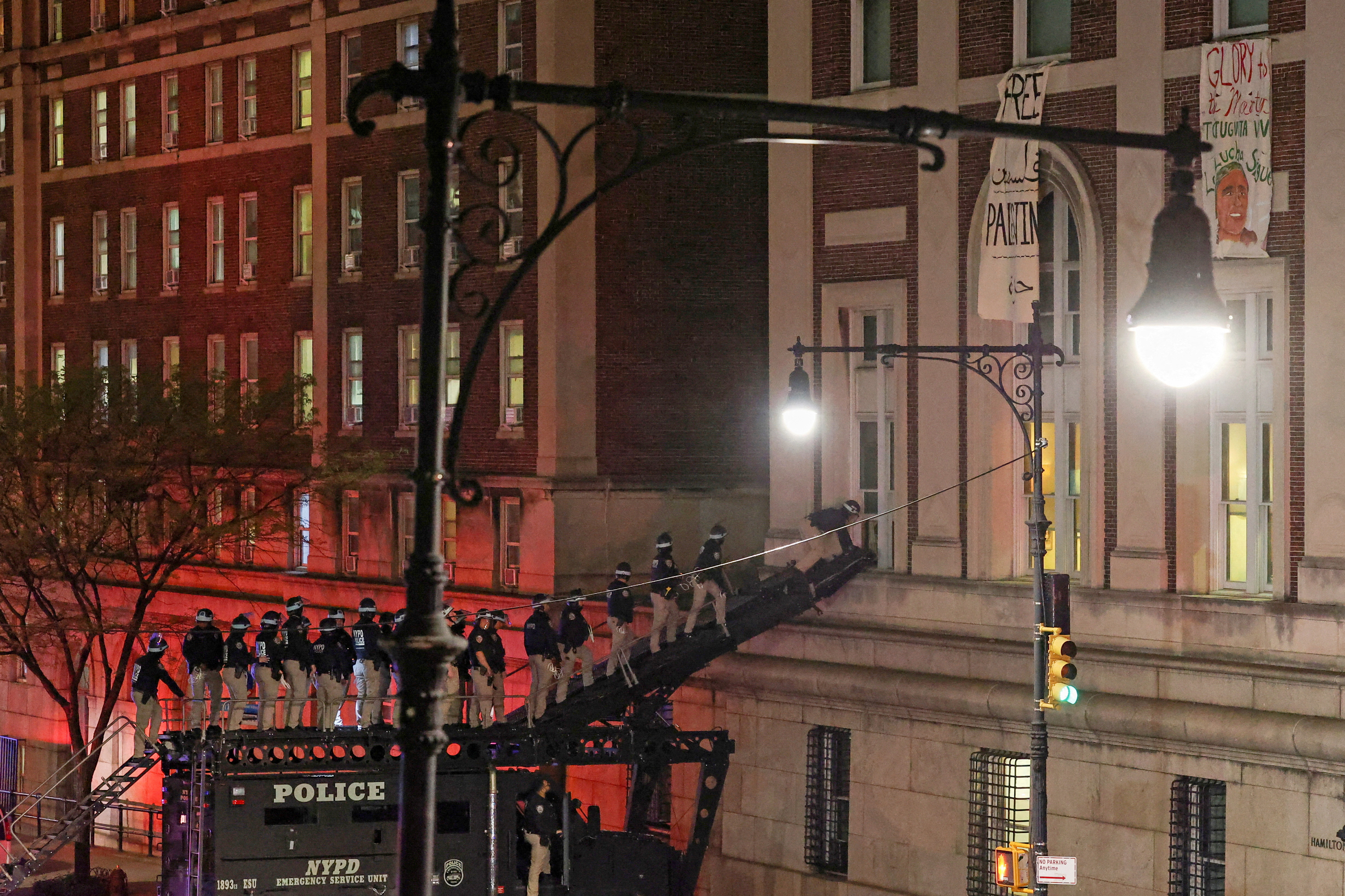 Protest in support of Palestinians, in New York City