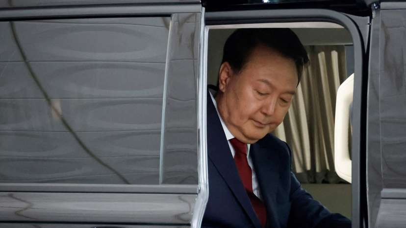 South Korea's Yoon appears for questioning over special prosecutor's probe into martial law