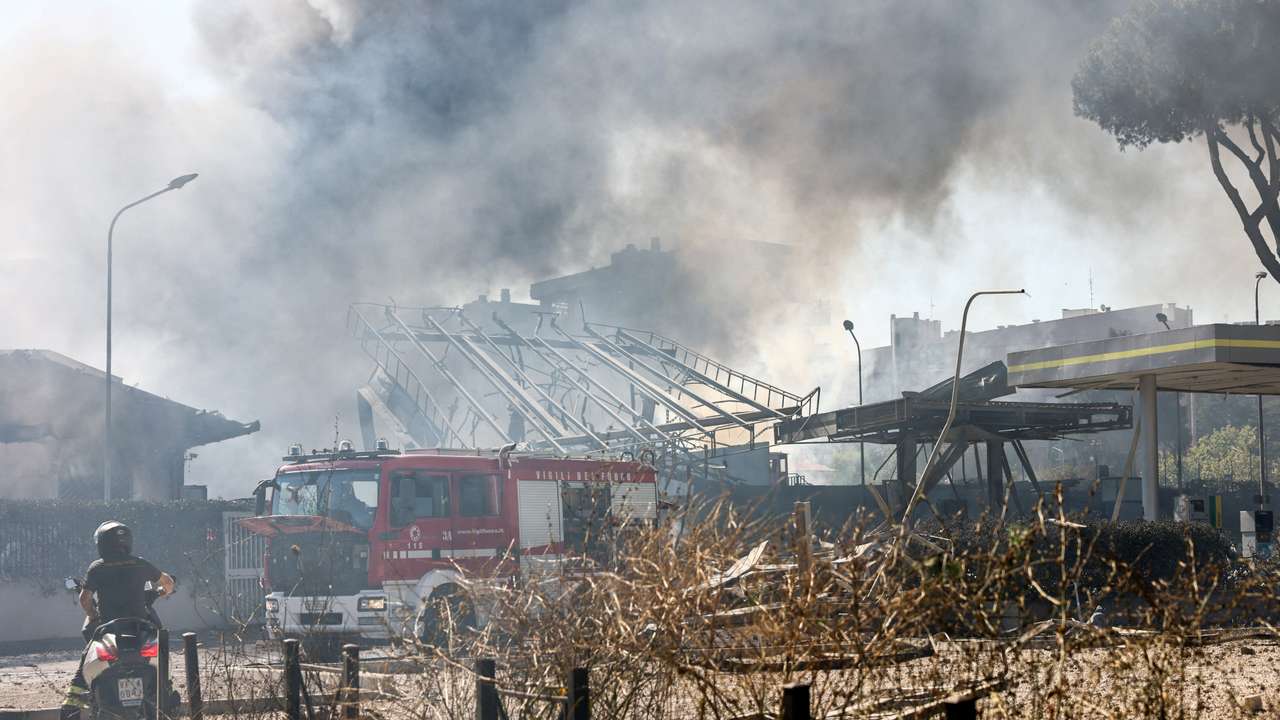 Several injured in Rome after gas station explodes