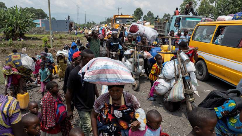 Thousands more flee rebel advance in eastern Congo