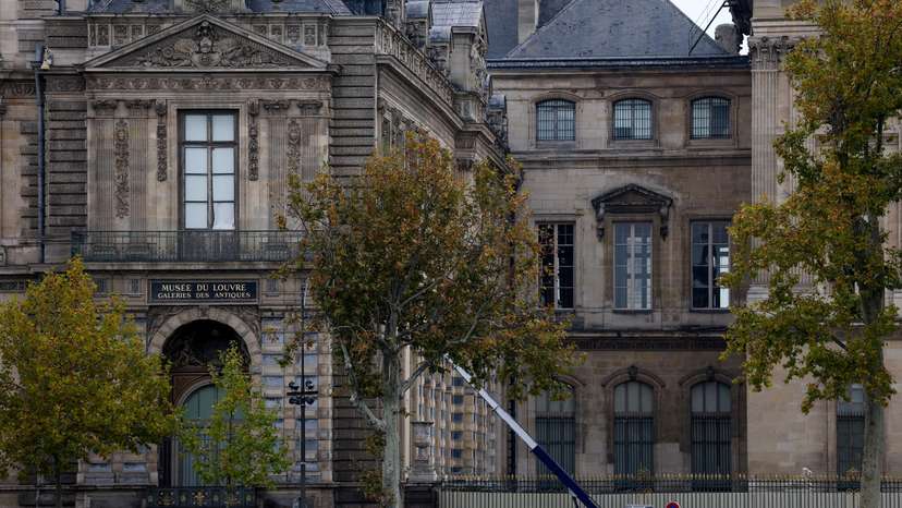 Jewellery stolen from Louvre museum, according to French Interior Ministry, in Paris