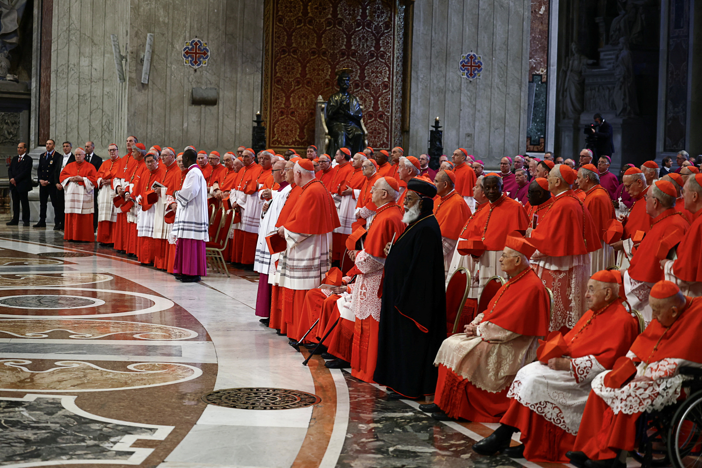 Pope Francis' coffin is transferred to St. Peter's Basilica