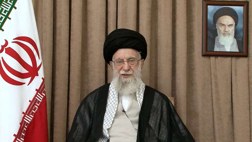 Iran's Supreme Leader Ayatollah Ali Khamenei speaks in a televised message, after the ceasefire between Iran and Israel, in Tehran