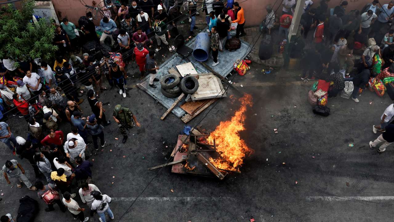 Curfew following protests in Kathmandu